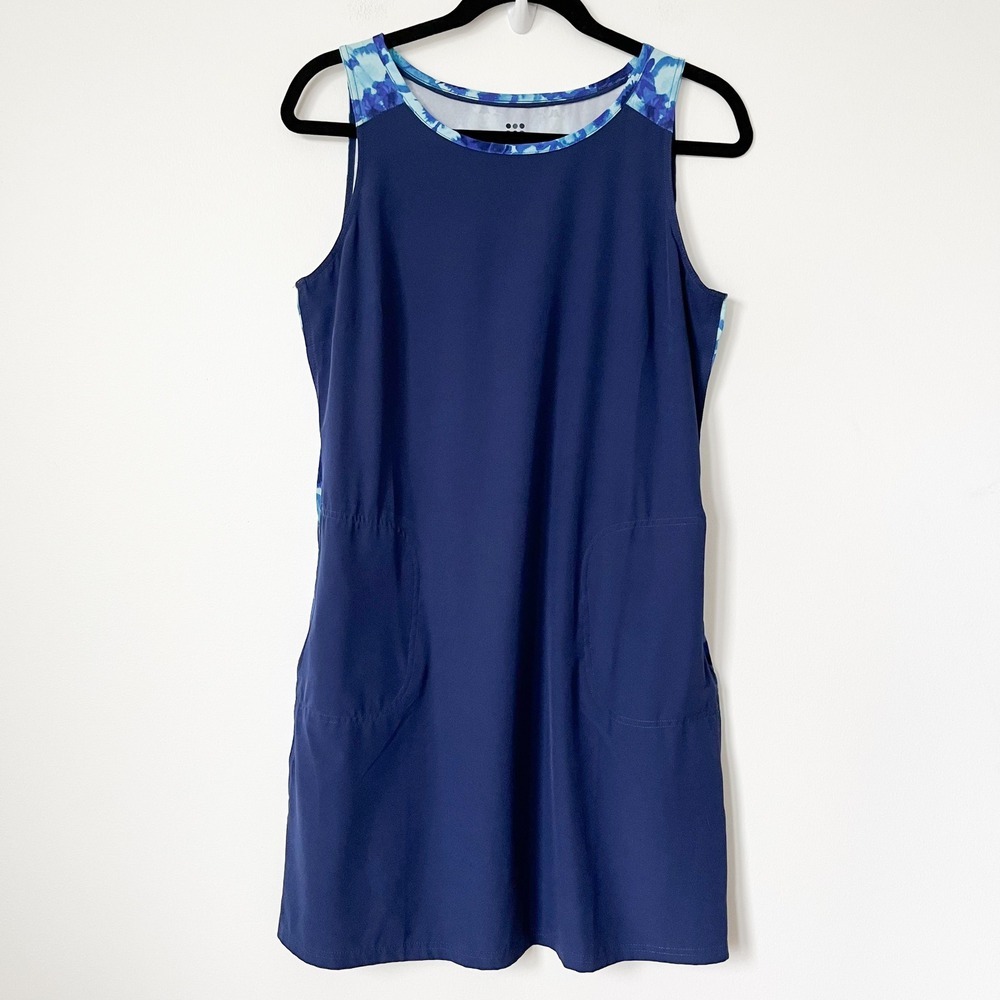 Titleâ Nine Nimblene Sleeveless Athletic Dress Womens Medium Navy Blue Outdoor